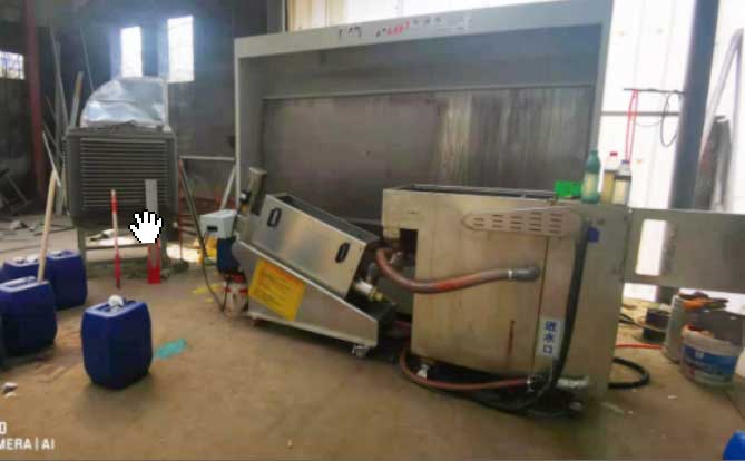 噴漆房水簾噴漆柜廢水怎么處理？
