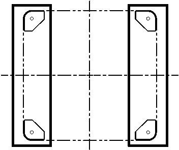 圓錐破碎機(jī)安裝圖:底板布置圖